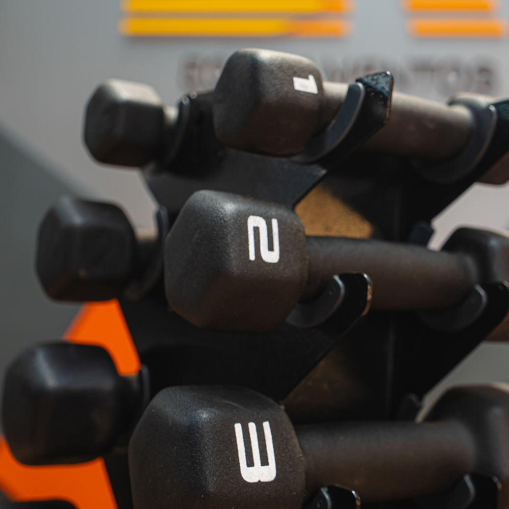 Jogo de Halter 1-10KG Texturizado com Suporte thumb 4
